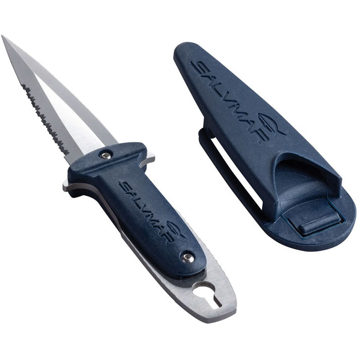 Salvimar ST-Atlantis Knife - Blue - Go Dive Tasmania