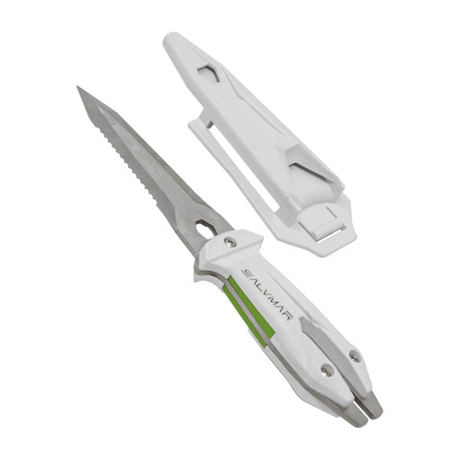 Salvimar Goemon Knife - White - Go Dive Tasmania