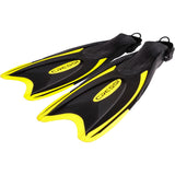 Cressi Palau Fins - Black/Yellow - Go Dive Tasmania