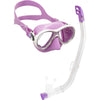 Cressi Marea VIP Jr Mask & Snorkel Set Kids - Lilac - Go Dive Tasmania