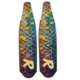 DiveR Freediving Fin Blades Composite - Parrot Fish - Go Dive Tasmania