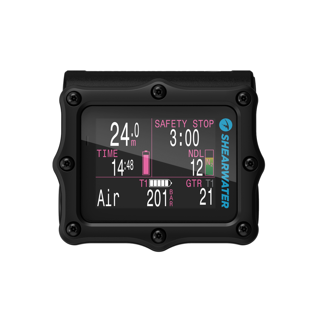 SHEARWATER PERDIX 2 TI BLACK - SWIFT TRAINSMITTER BUNDLE - Go Dive Tasmania