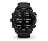 Descent™ Mk3i – 51 mm Carbon grey DLC titanium with black silicone band - Go Dive Tasmania