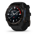 Descent™ Mk3i – 43 mm Carbon grey DLC titanium with black silicone band - Go Dive Tasmania
