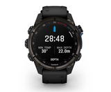 Descent™ Mk3i – 43 mm Carbon grey DLC titanium with black silicone band - Go Dive Tasmania