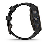 Descent™ Mk3i – 43 mm Carbon grey DLC titanium with black silicone band - Go Dive Tasmania
