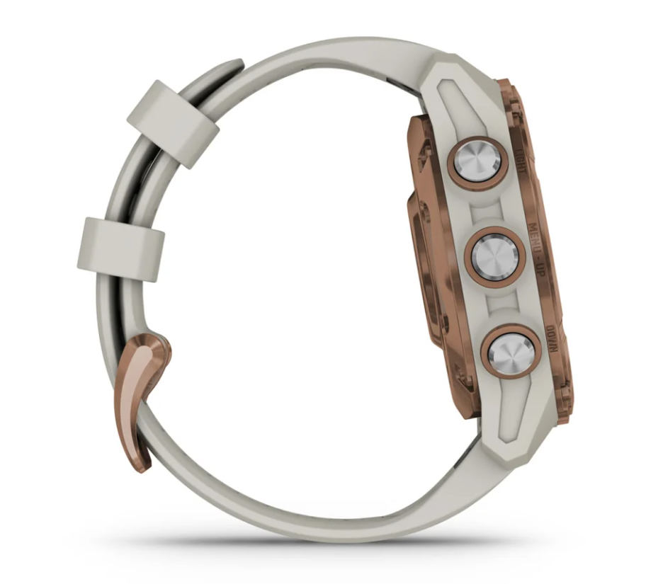 Descent™ Mk3i – 43 mm Bronze PVD titanium with French grey silicone band - Go Dive Tasmania