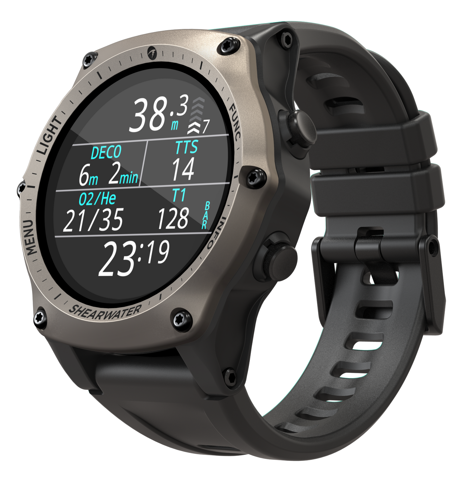 SHEARWATER TERIC DIVE COMPUTER - SILVER - Go Dive Tasmania