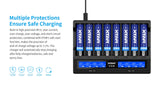 XTAR VC8 Fast Battery Charger for 8 x Li-ion Batteries - Go Dive Tasmania