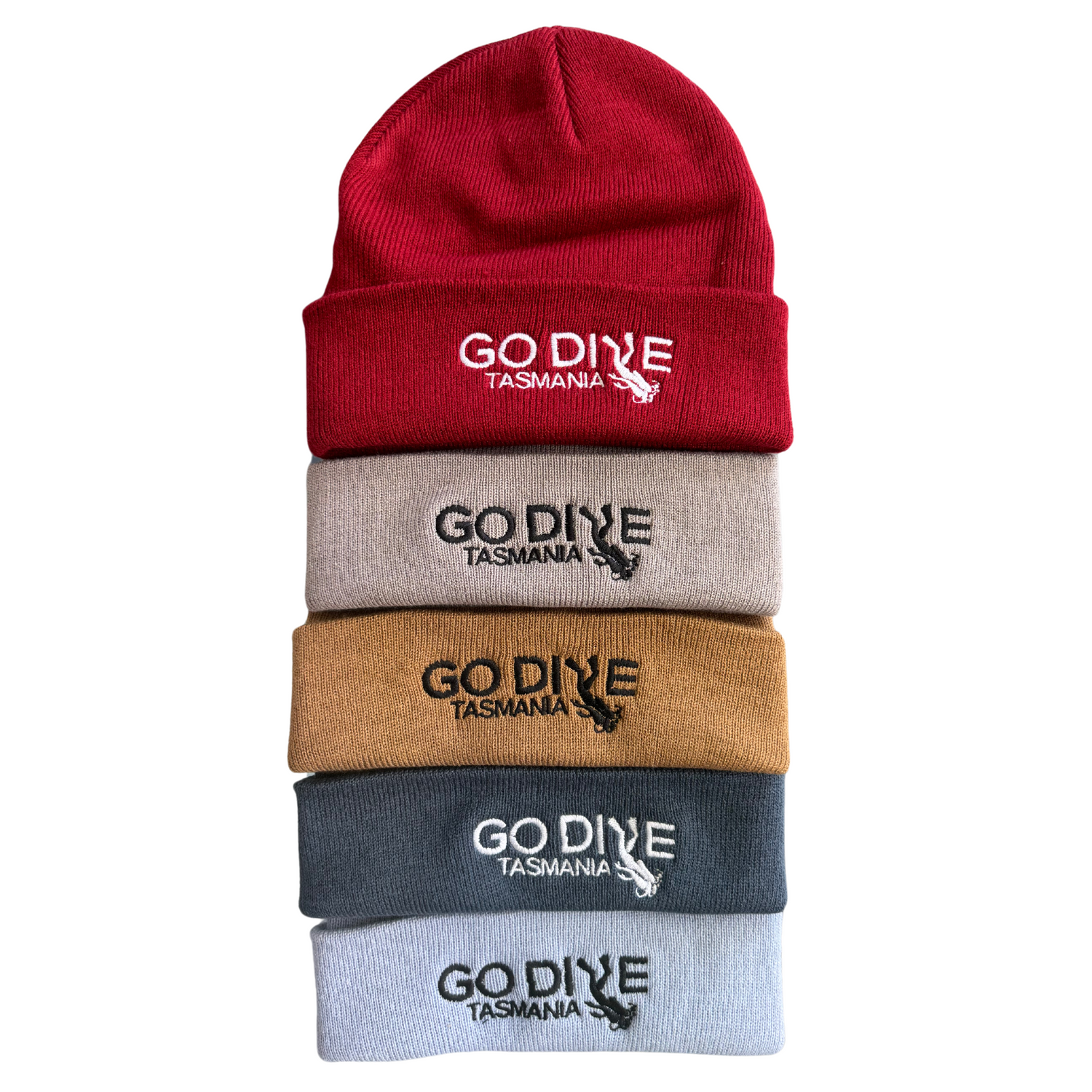 GDT Beanie - Powder - Go Dive Tasmania
