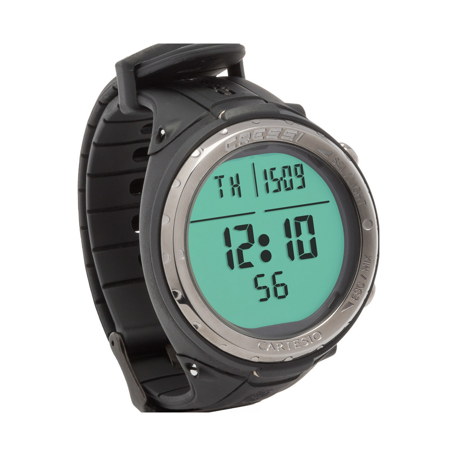 Cressi Cartesio Dive Computer - Black Metal - Go Dive Tasmania