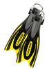 CRESSI FROG PLUS FINS - BLACK/YELLOW - Go Dive Tasmania