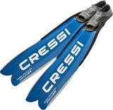 CRESSI GARA MODULAR IMPULSE FINS - BLUE METAL - Go Dive Tasmania