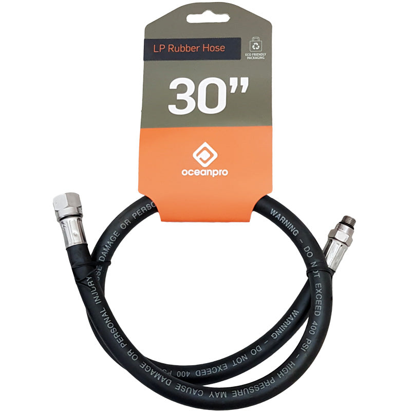 Oceanpro LP Rubber Regulator Hose - 30 Inch - Go Dive Tasmania