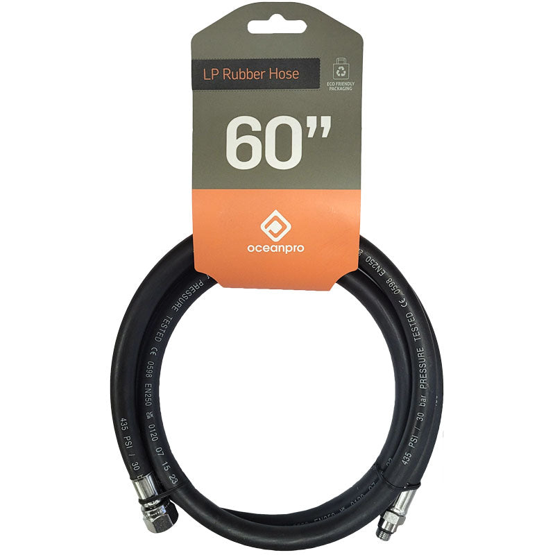 Oceanpro LP Rubber Regulator Hose - 60 Inch - Go Dive Tasmania