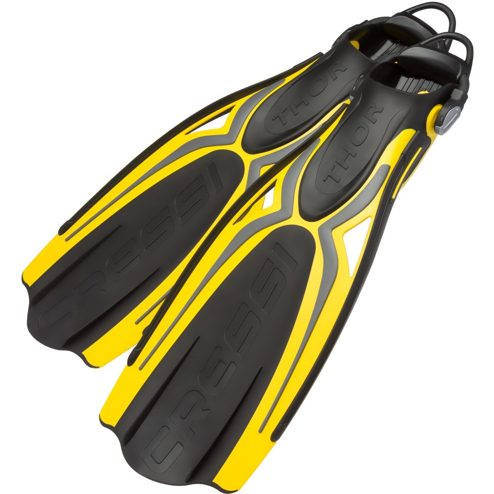 Cressi Thor EBS Fins - Yellow - Go Dive Tasmania