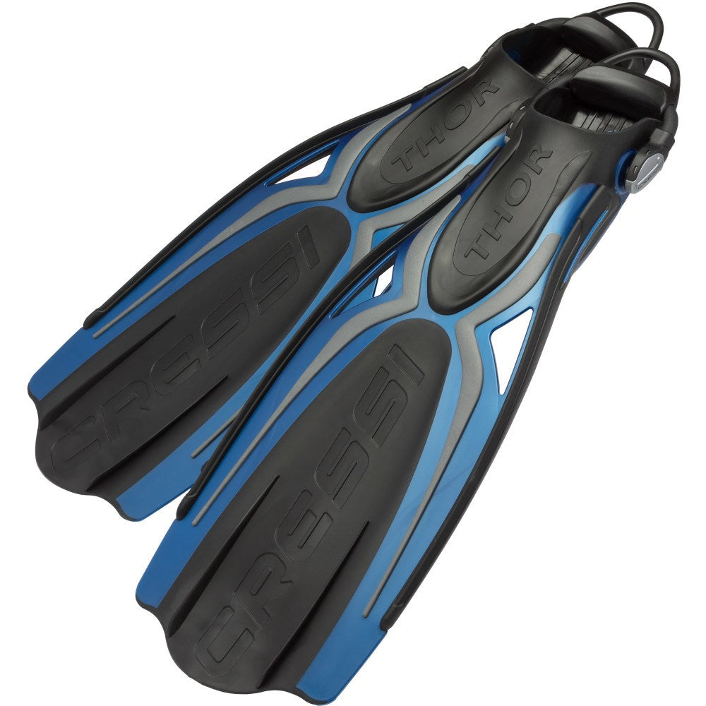 Cressi Thor EBS Fins - Blue - Go Dive Tasmania