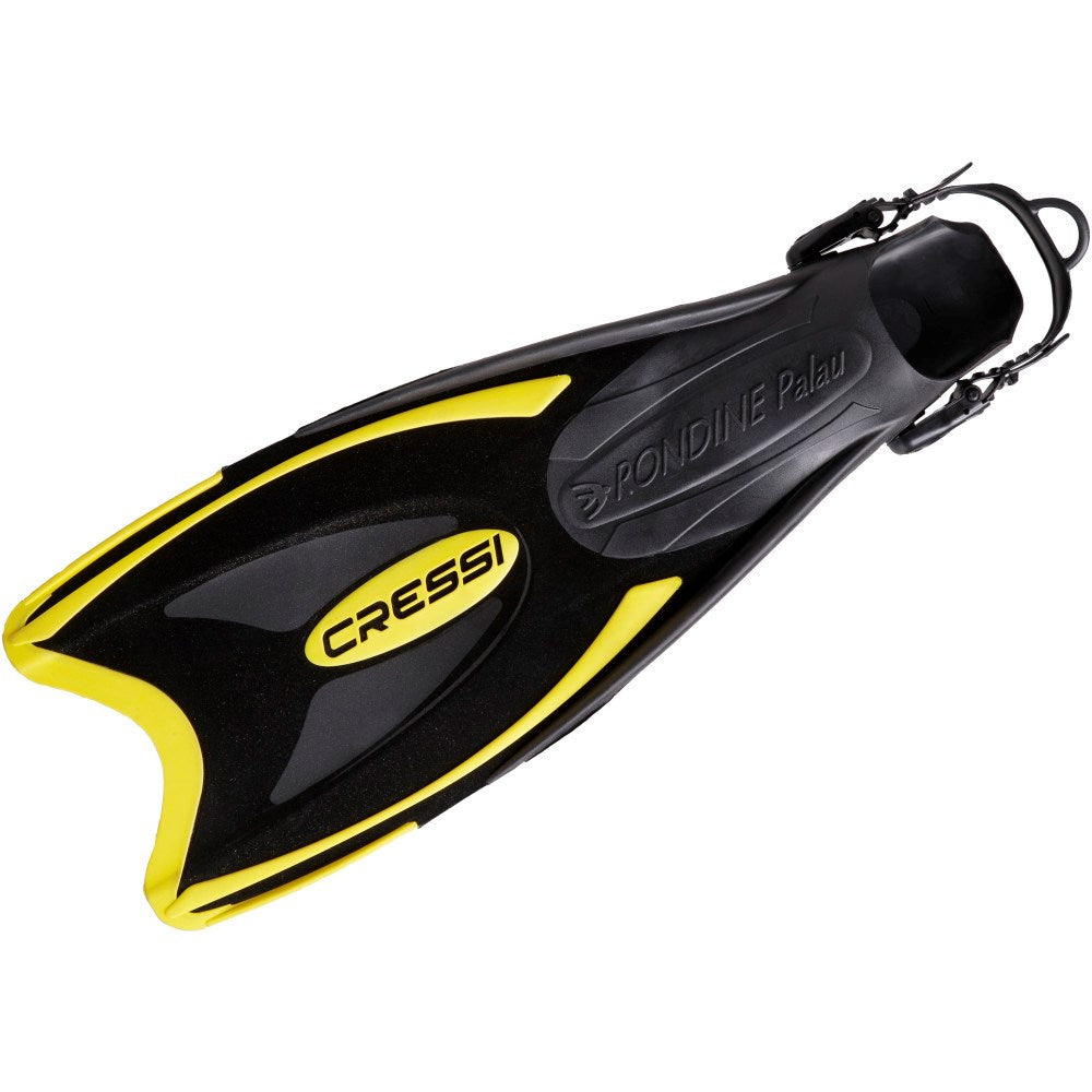 Cressi Palau Fins - Black/Yellow - Go Dive Tasmania