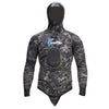 Wettie Commercial 5mm Wetsuit Jacket - Black Knight Camo - Mens - Go Dive Tasmania
