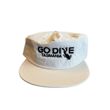 Go Dive Tasmania Cap – Bone / Black Embroidery - Go Dive Tasmania