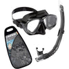 Cressi Marea VIP Mask and Snorkel Set - Black - Go Dive Tasmania