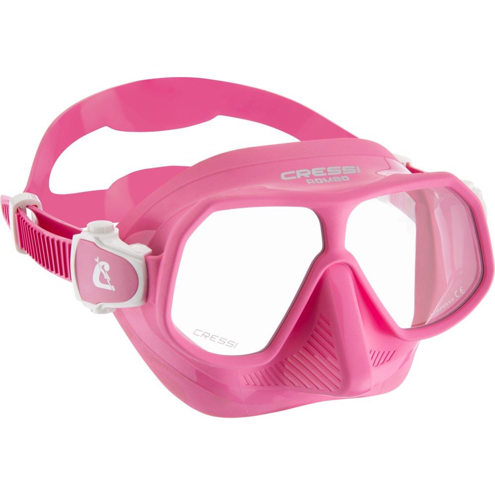 Cressi Rombo Mask - Pink - Go Dive Tasmania