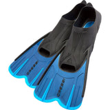 Cressi Agua Short Fins - Blue - Go Dive Tasmania