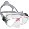 Cressi Big Eyes Evolution Mask - Clear/Pink - Go Dive Tasmania