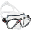 Cressi Big Eyes Evolution Mask - Clear/Red - Go Dive Tasmania