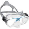 Big Eyes Evolution Crystal Mask - White/Blue - Go Dive Tasmania