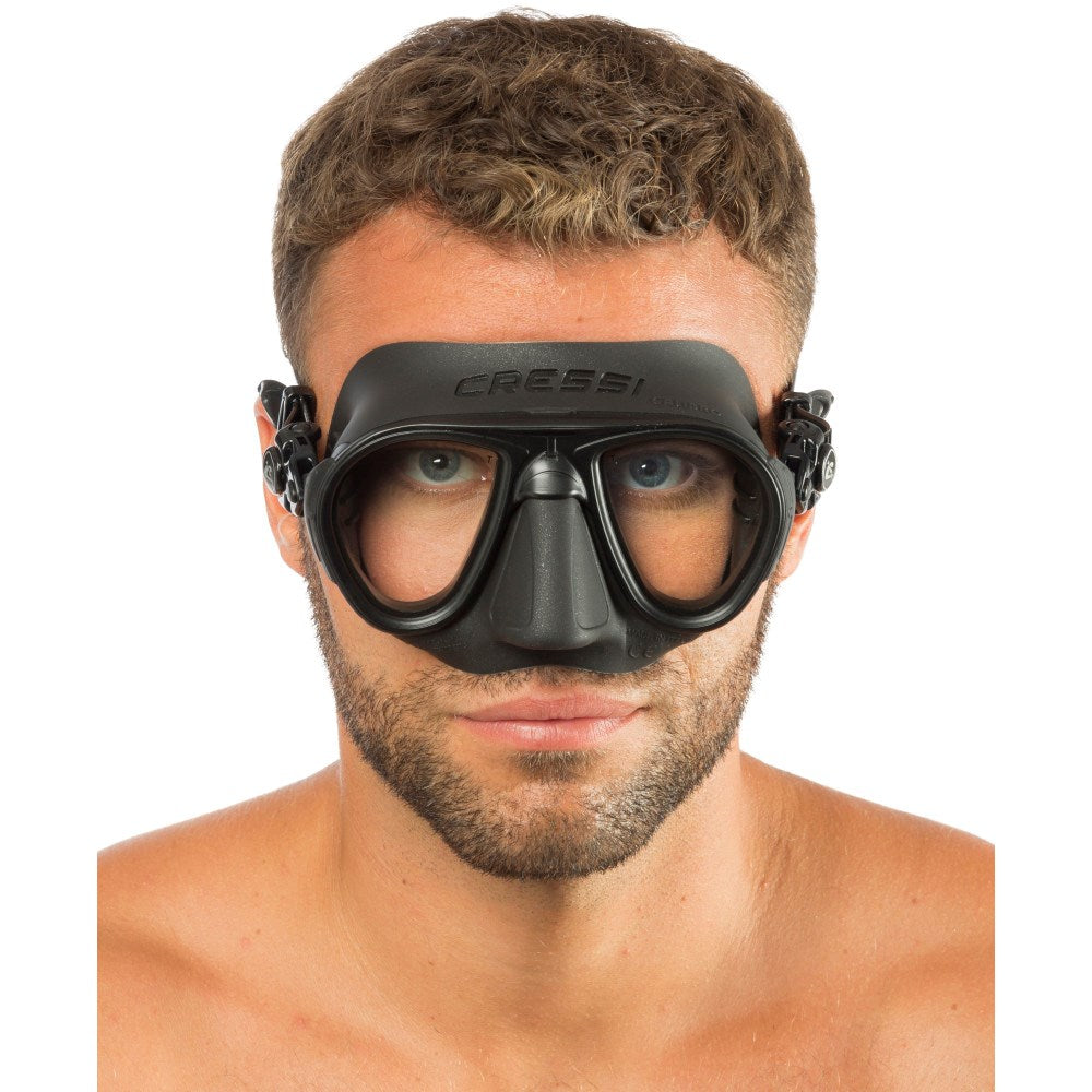 Cressi Calibro Mask - Black/Black - Go Dive Tasmania