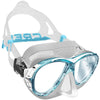 Cressi Naxos Mask - Clear/Aquamarine - Go Dive Tasmania