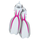Oceanic Manta Ray Fin - White/Pink - Go Dive Tasmania