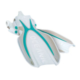 Oceanic Manta Ray Fin - White/Sea Blue - Go Dive Tasmania