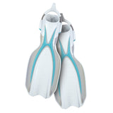 Oceanic Manta Ray Fin - White/Sea Blue - Go Dive Tasmania