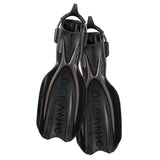 Oceanic Manta Ray Fin - Black/Titanium - Go Dive Tasmania