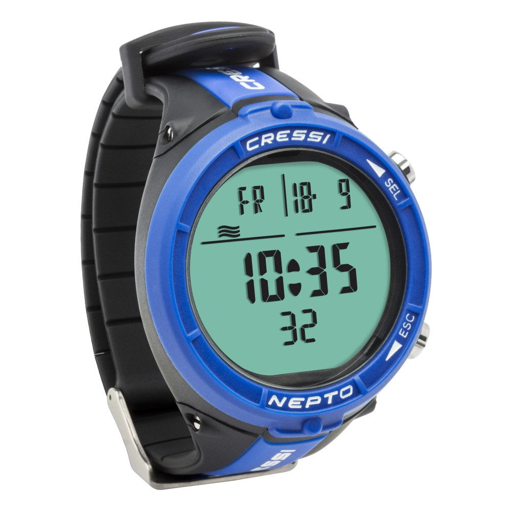 Cressi Nepto Wrist Computer - Blue - Go Dive Tasmania