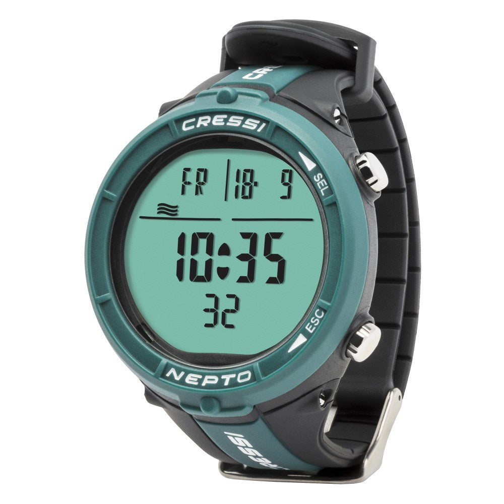 Cressi Nepto Wrist Computer - Green - Go Dive Tasmania