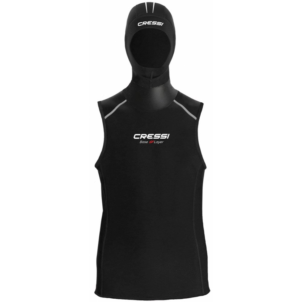 Cressi Base Layer Hooded Vest Man 2/5mm - Go Dive Tasmania