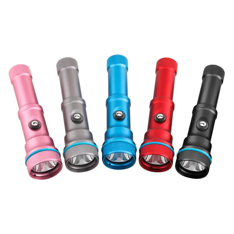 X-ADVENTURER M1800 DIVE TORCH - GRAY - Go Dive Tasmania