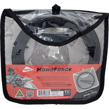 Ocean Hunter 1.8mm Monoforce Monofilament - 100m Roll - Black - Go Dive Tasmania