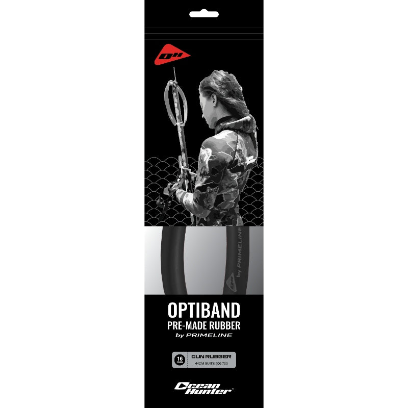 Ocean Hunter Primeline Optiband 16mm Pre-Made Gun Rubber - Go Dive Tasmania