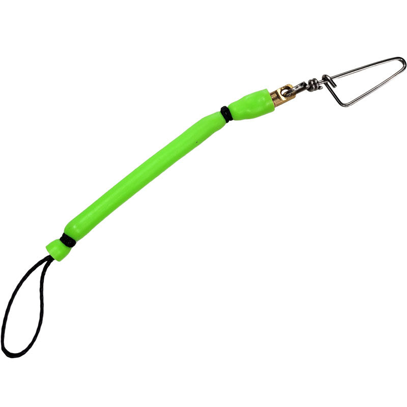 Rob Allen Gun Bungee w/Swivel Clip - Lime - Go Dive Tasmania