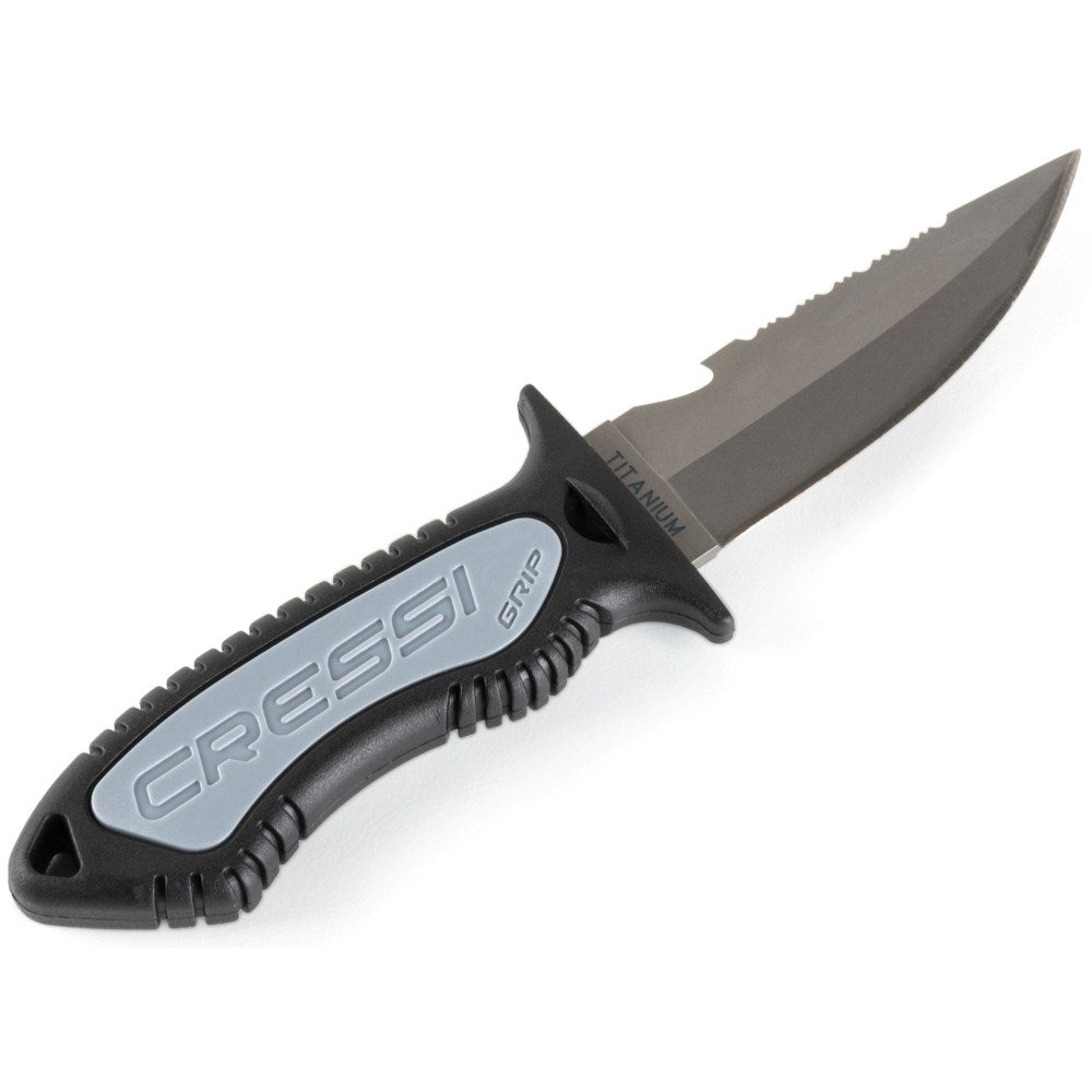 Cressi Grip Point Knife - Titanium - Go Dive Tasmania