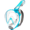 Cressi Duke Dry Full Face Mask - Clear/Aquamarine - Go Dive Tasmania