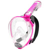 Cressi Duke Dry Full Face Mask - Clear/Pink - Go Dive Tasmania