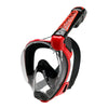 Cressi Duke Dry Full Face Mask - Black/Red - Go Dive Tasmania
