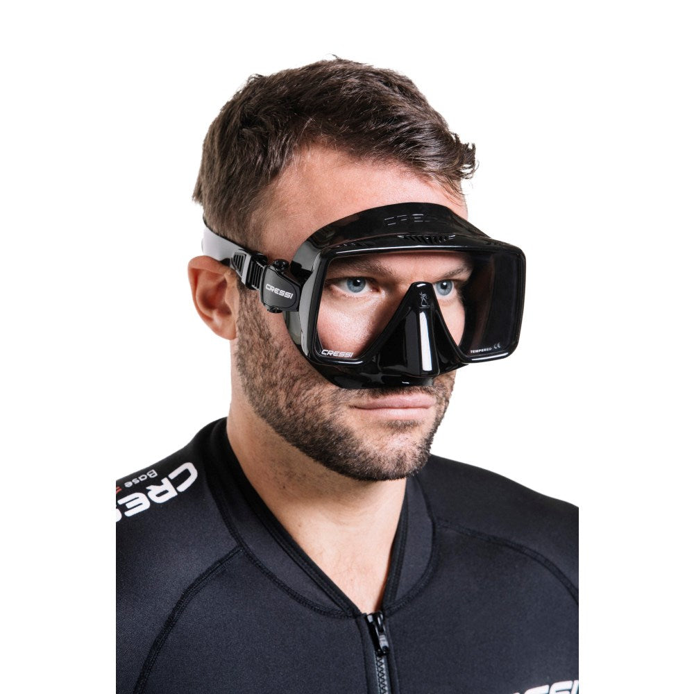 Cressi SF1 Mask - Black - Go Dive Tasmania