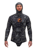 Wettie Signature Commercial 5mm Wetsuit Jacket - Black Knight Camo - Mens - Go Dive Tasmania