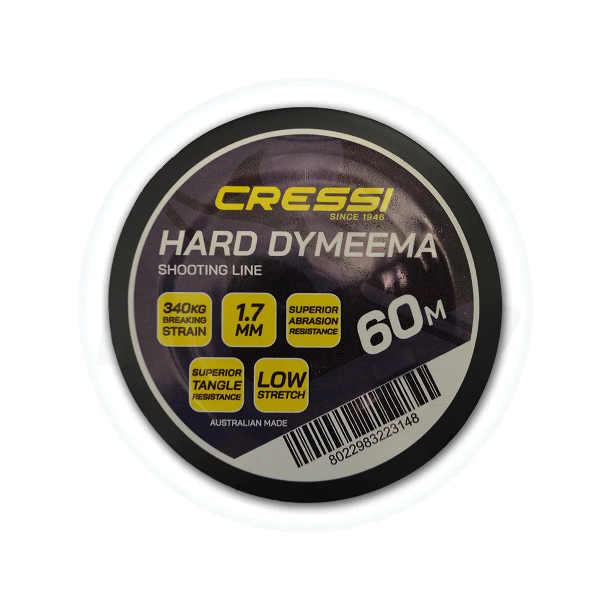 Cressi Hard Dyneema 60m Shooting Line 1.7mm - White - Go Dive Tasmania